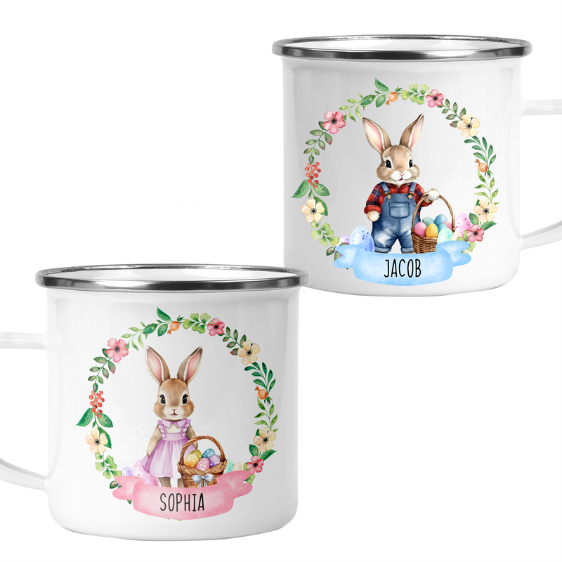 Personalised Easter Bunny Mug with Name