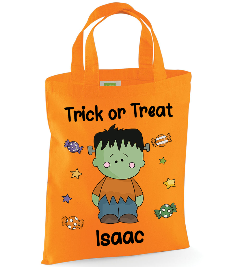 Frankenstein Trick or Treat Tote Bag