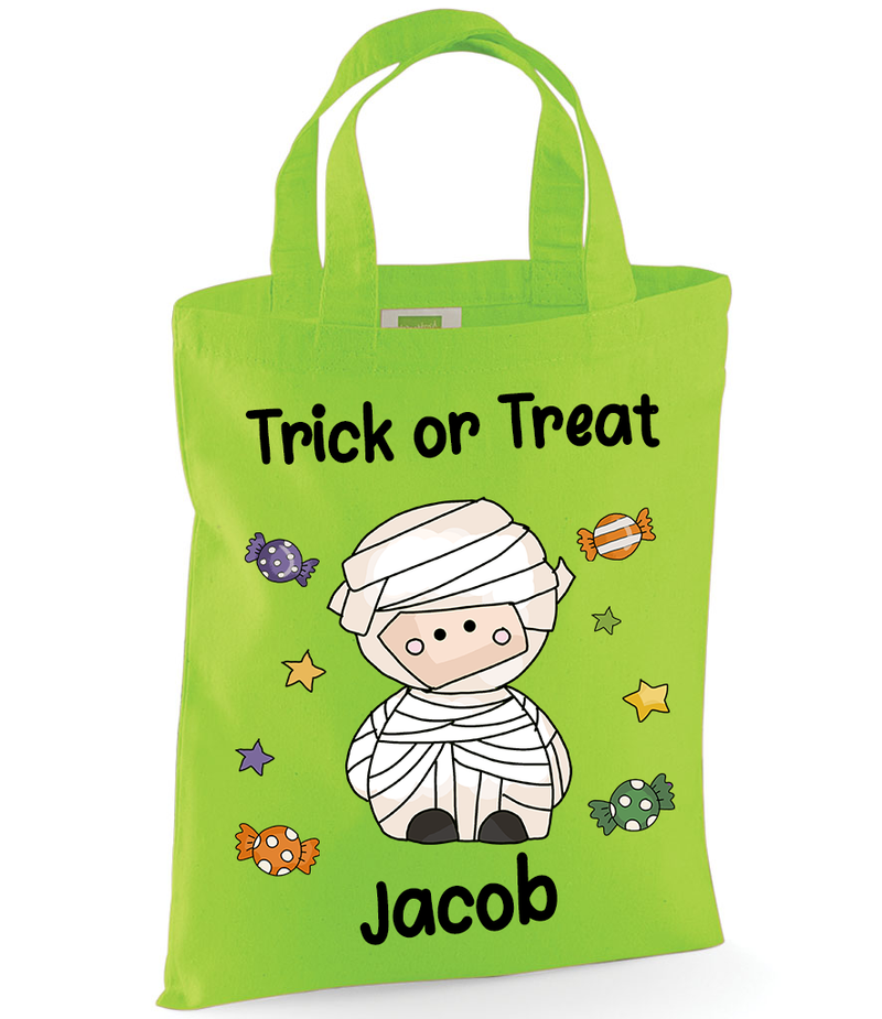 Mummy Trick or Treat Tote Bag