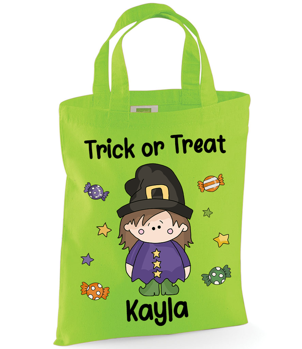 Witch Trick or Treat Tote Bag