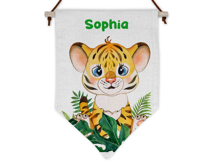 Personalised Tiger Flag