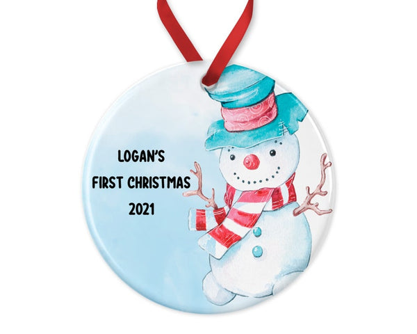 Personalised Baby's First Christmas Ornament