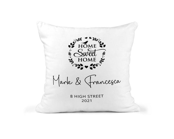 Personalised New Home Cushion