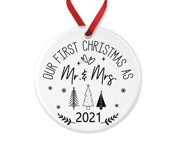First Christmas as Mr and Mrs Ornament