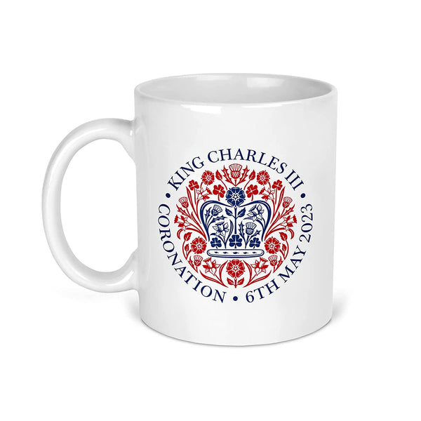 Coronation Mug with Official Emblem - King Charles III