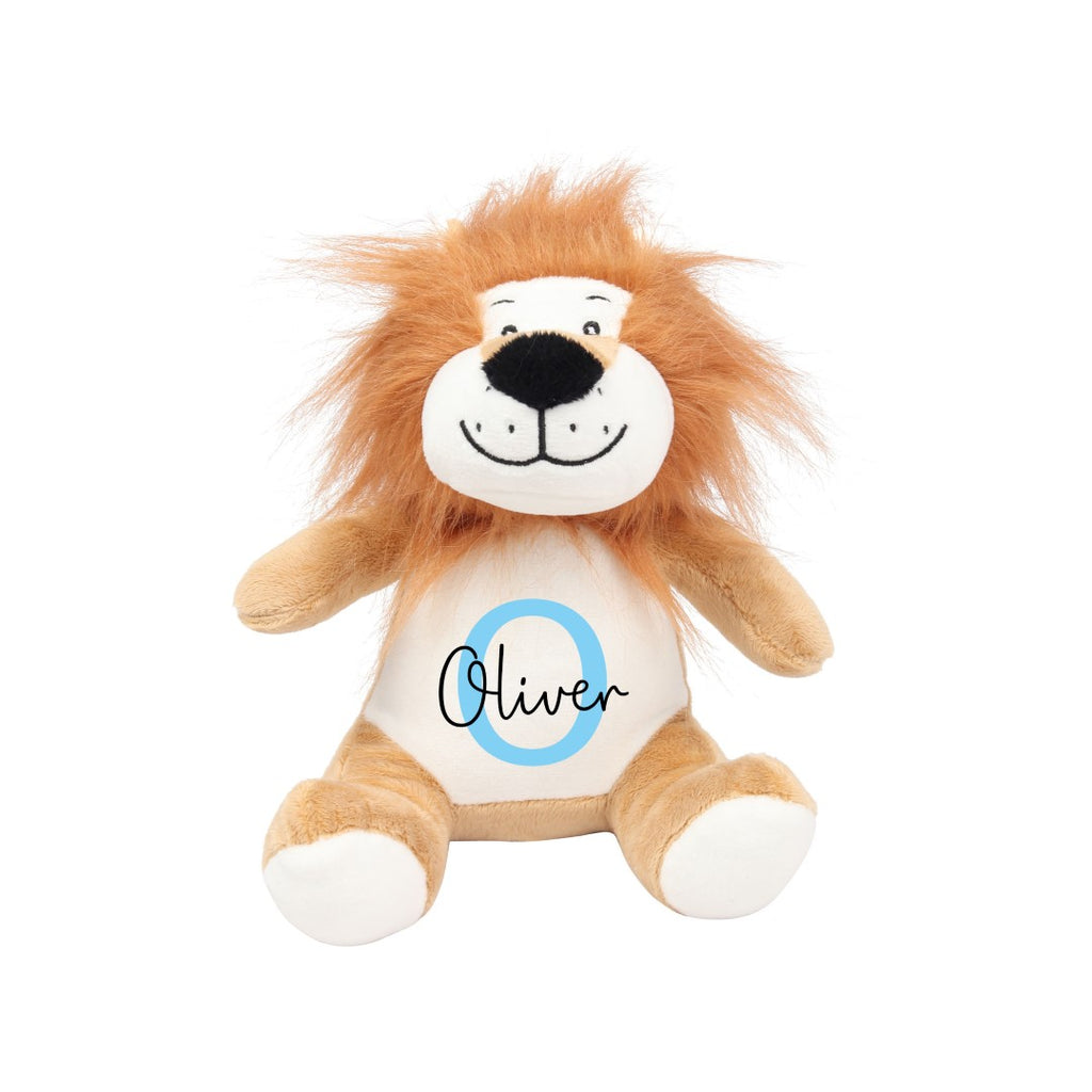 Personalised shop lion teddy