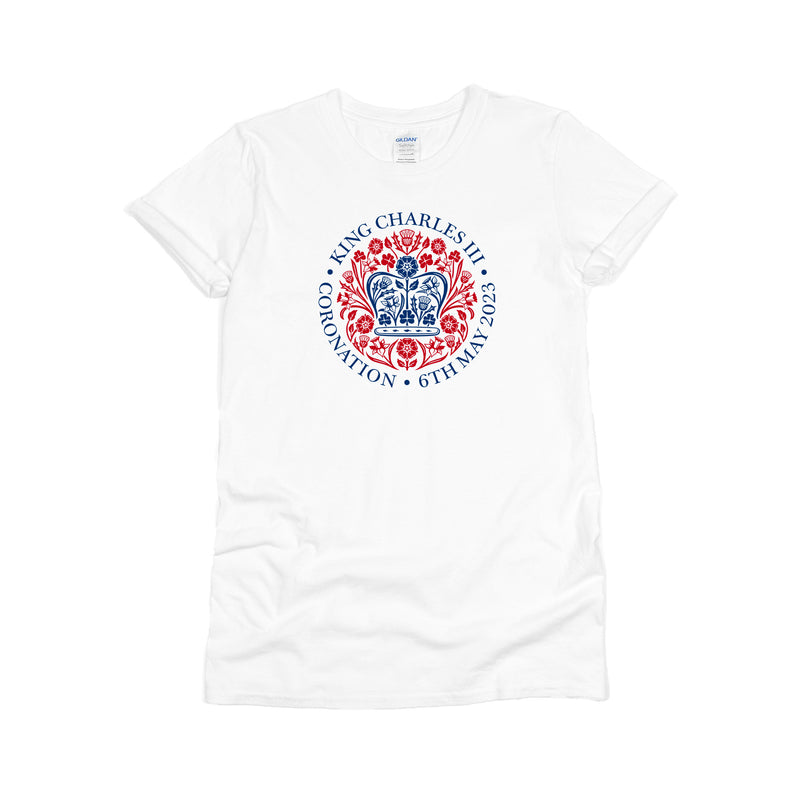 Coronation T-Shirt with Official Emblem - King Charles III