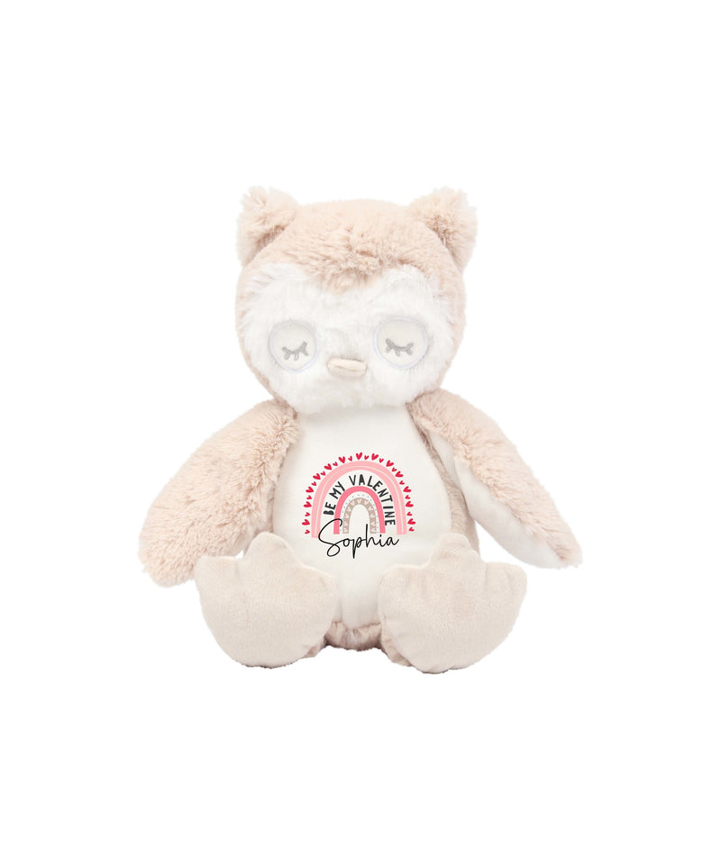 Personalised Owl Soft Teddy