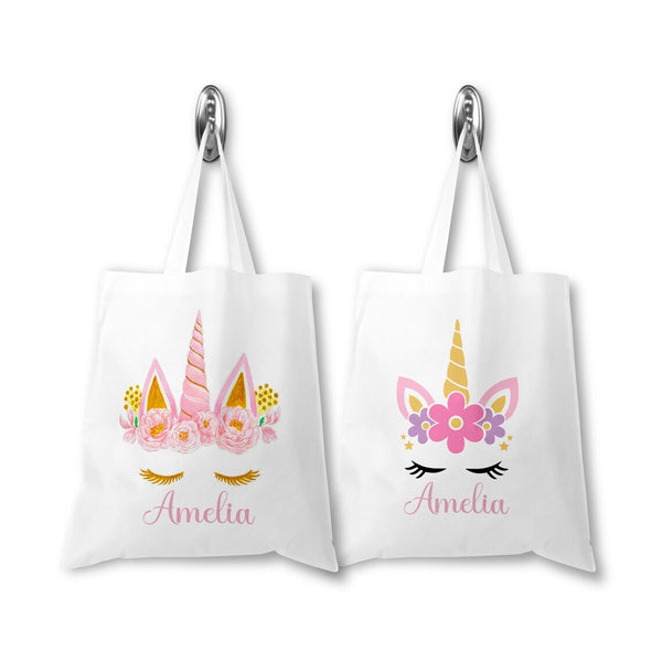 Personalised Unicorn Tote Bag