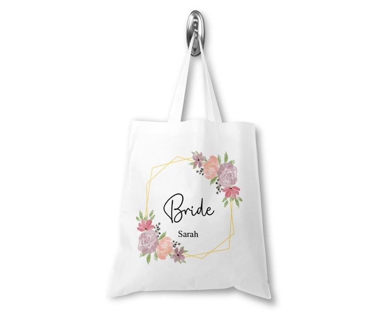 Personalised Bridesmaid Tote Bag