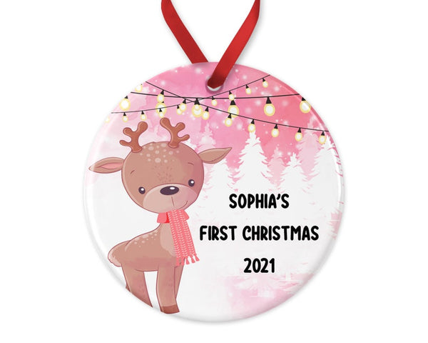 Personalised Baby's First Christmas Ornament