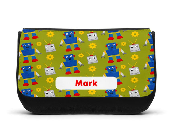 Personalised Robot Pencil Case