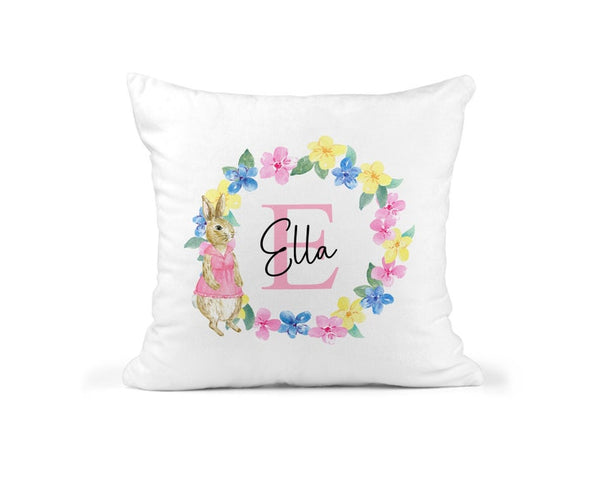 Personalised Rabbit Cushion