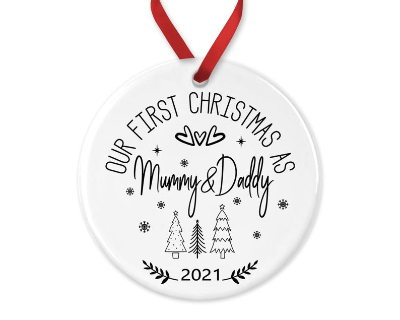First Christmas As Mummy & Daddy Ornament