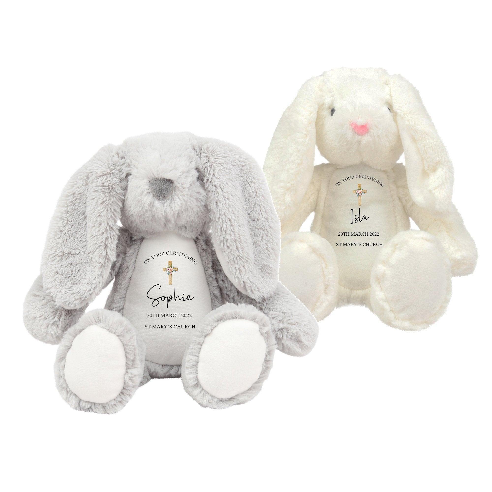 Personalised Christening Bunny Rabbit