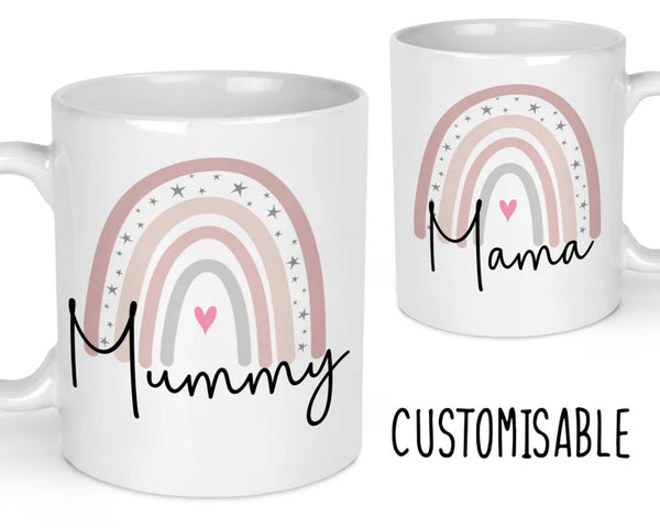 Personalised Rainbow Mug